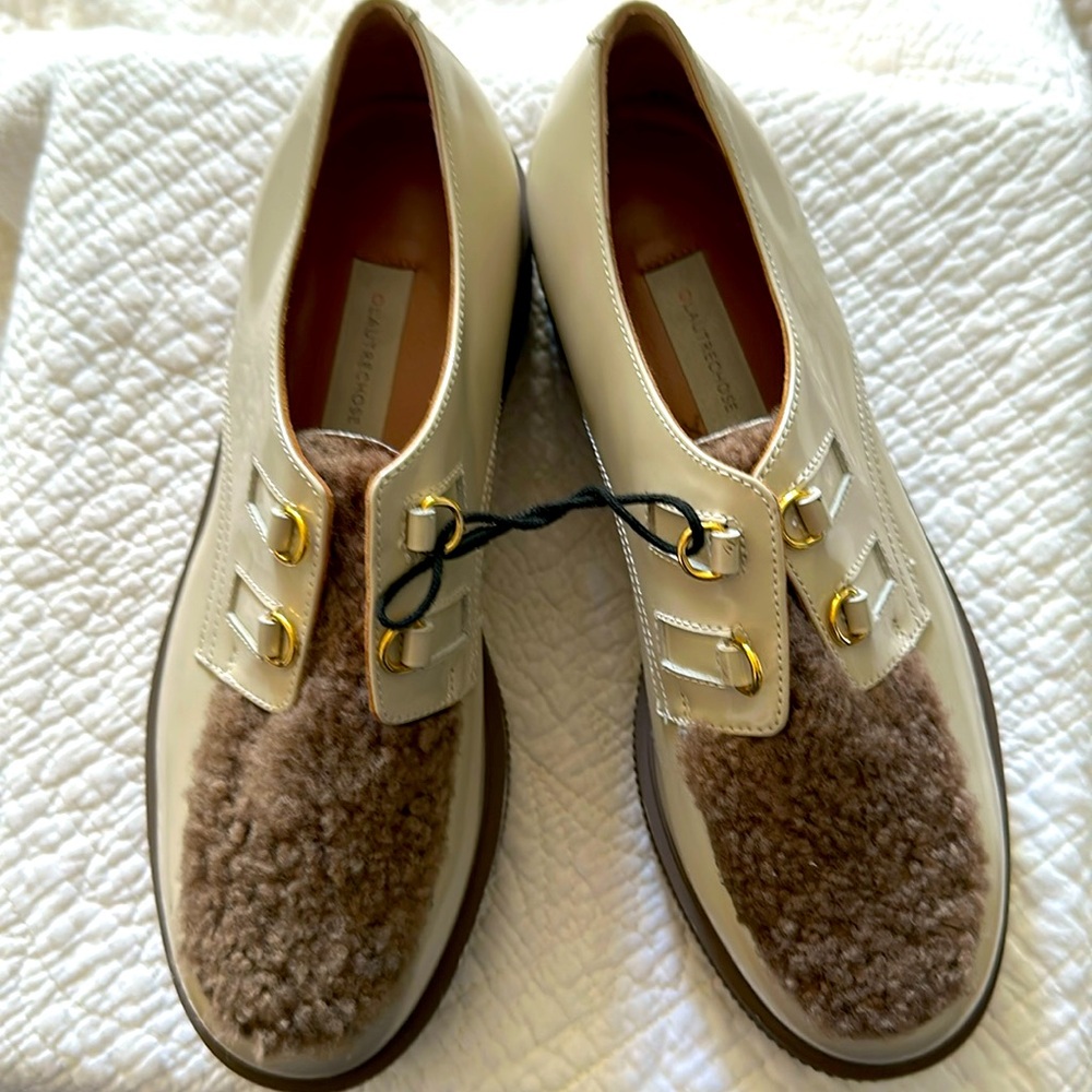 🆕L'Autre Chose Women's SZ 37 /6.5 Fur Loafers